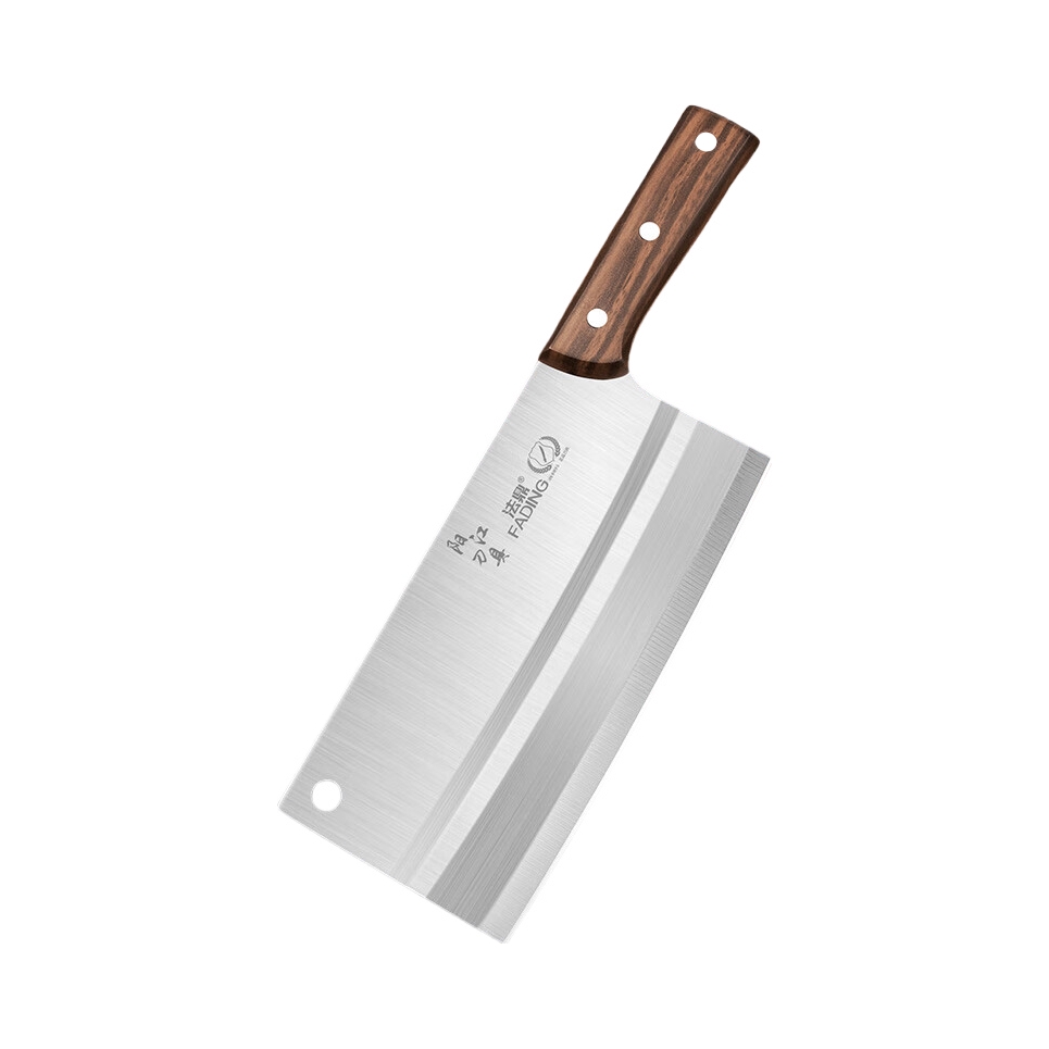 推荐商品：法鼎 黄木纹家用菜刀