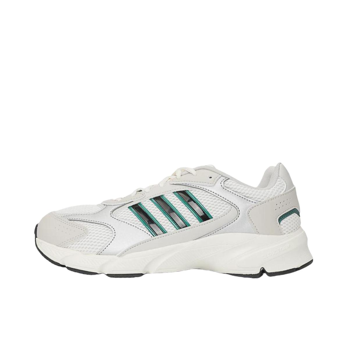 推荐商品：adidas Crazychaos 2000 跑鞋 千禧感网面透气舒适减震防滑耐磨复古百搭轻运动 白色/绿色