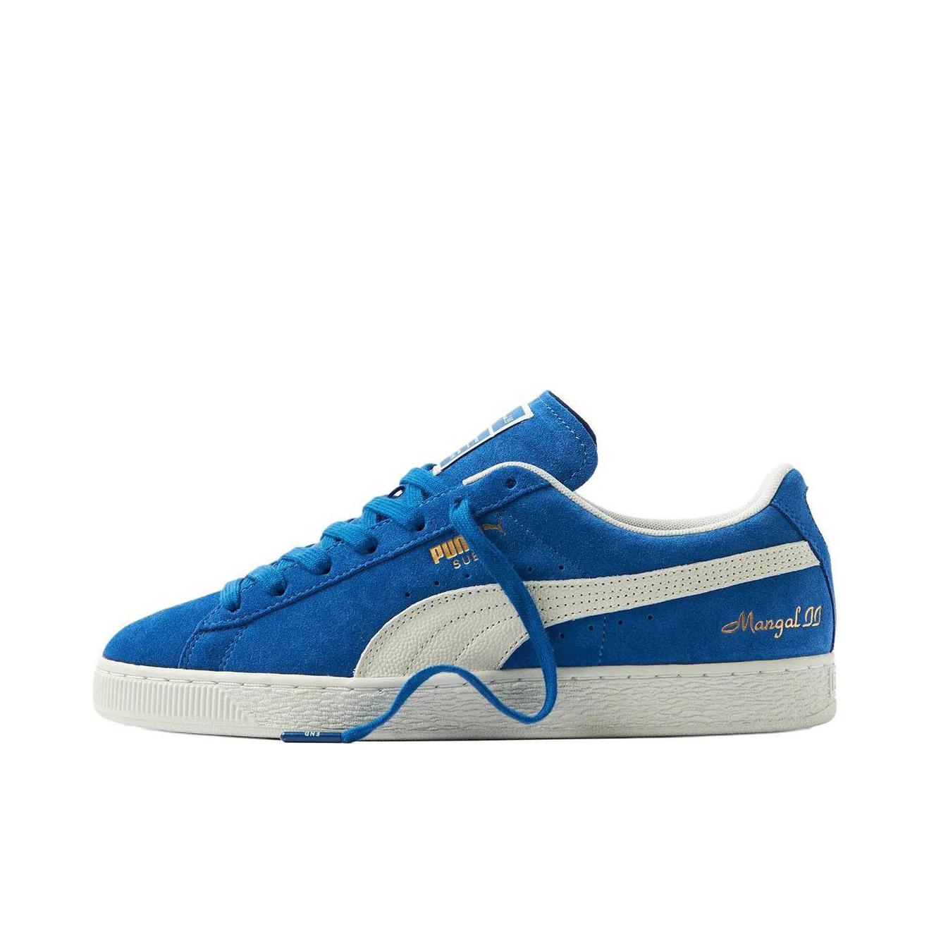 推荐商品：Puma/彪马 Suede Classic 面包鞋 板鞋 舒适百搭防滑耐磨轻便透气复古低帮圆头 END联名/蓝色