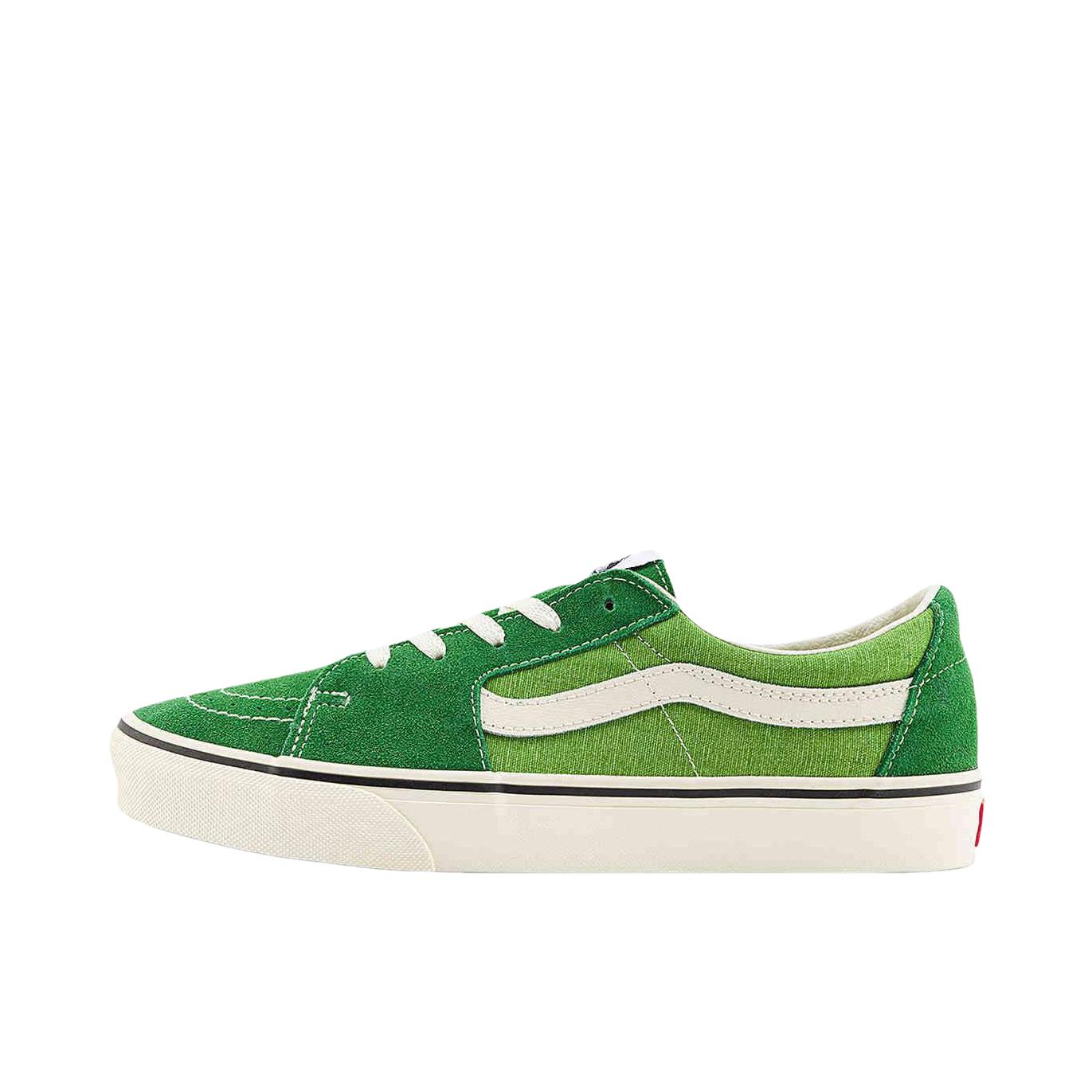 推荐商品：Vans/范斯 SK8-Low 板鞋 防滑耐磨舒适减震潮流拼接百搭休闲复古风帅气高街运动简约风薄底 绿色/深绿色