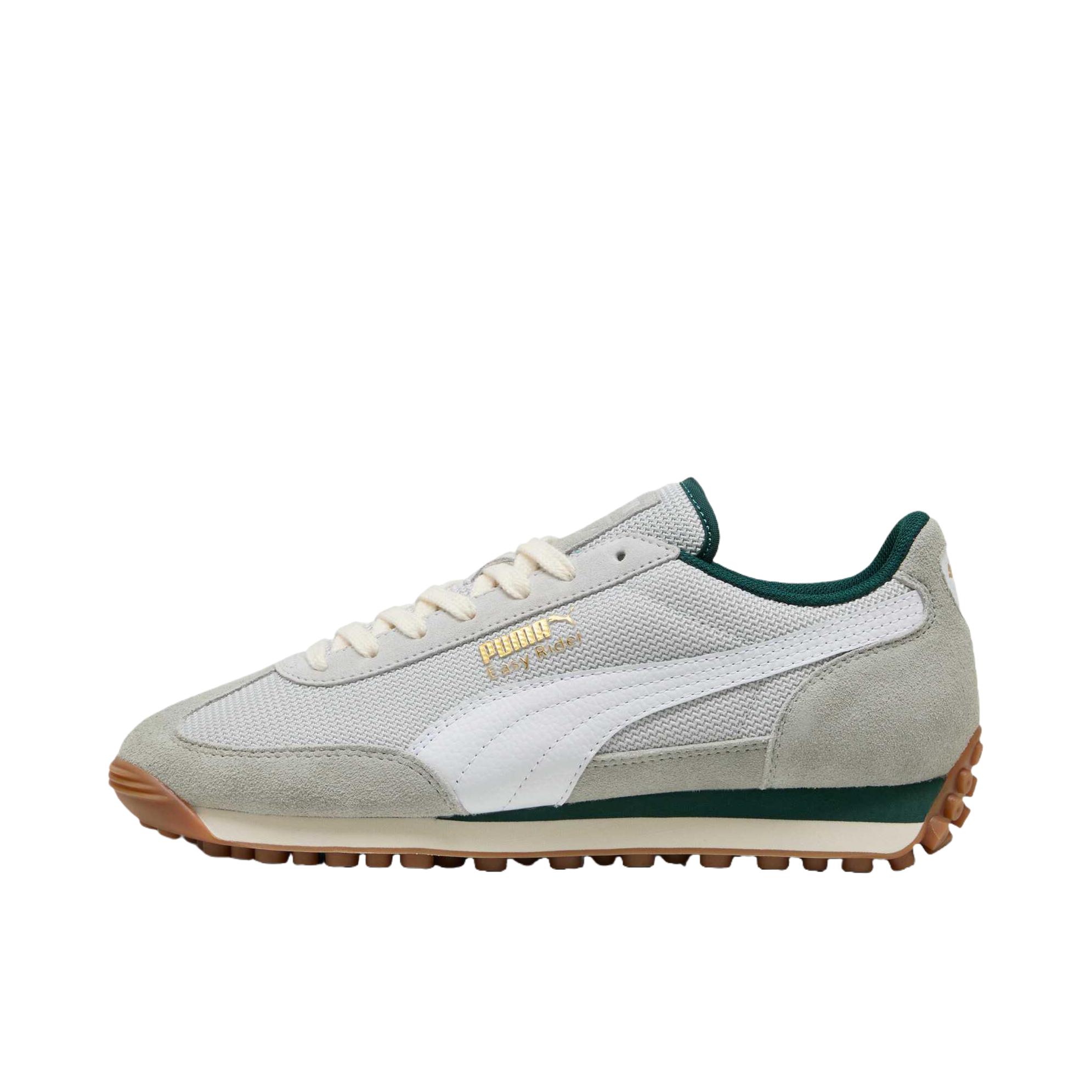 推荐商品：Puma/彪马 Easy Rider 防滑耐磨 减震 复古 轻便舒适 T头鞋 德训鞋 运动休闲鞋 深绿色/灰色