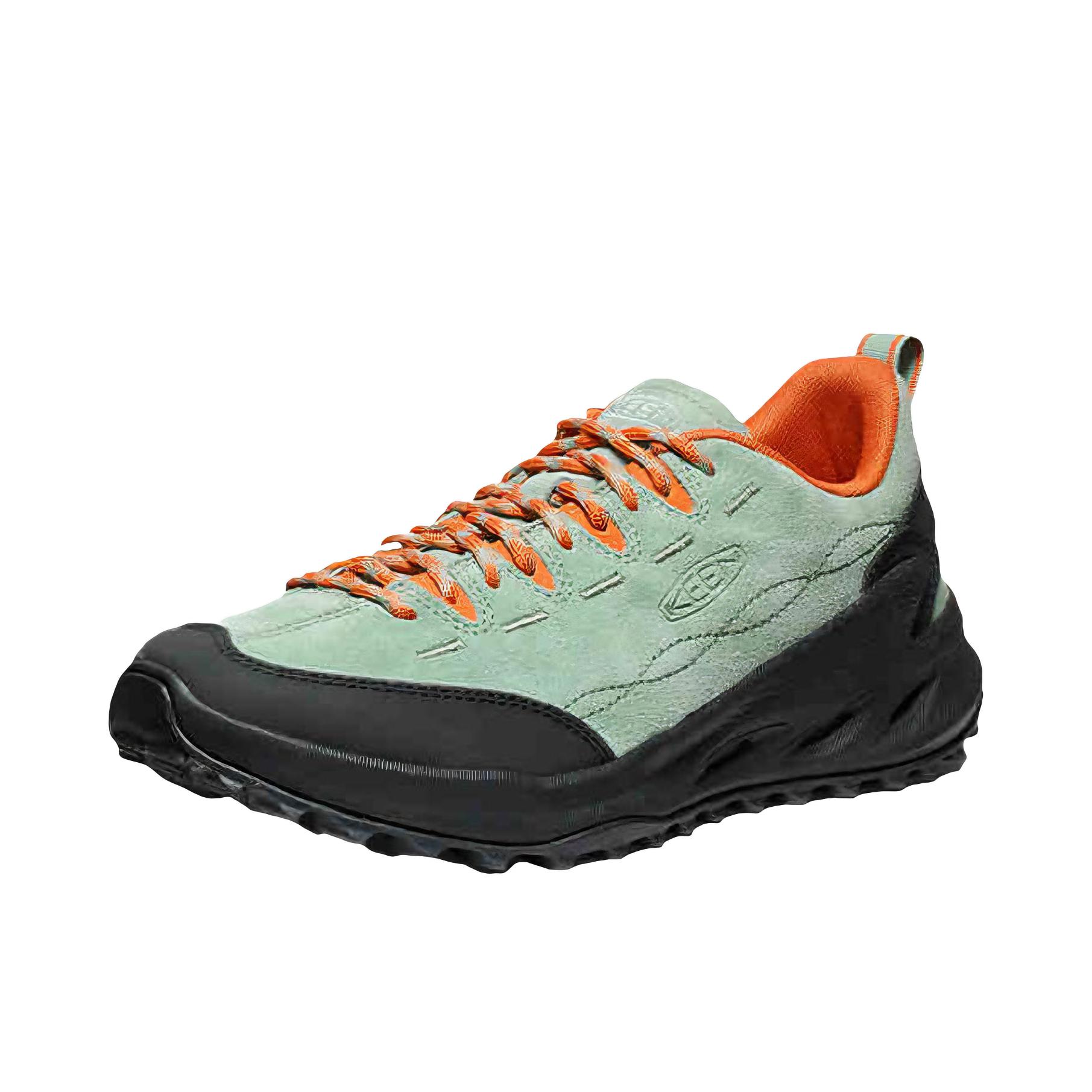 推荐商品：KEEN/科恩 Jasper Zionic 支撑 耐用 耐磨 户外休闲鞋 绿色/黄色