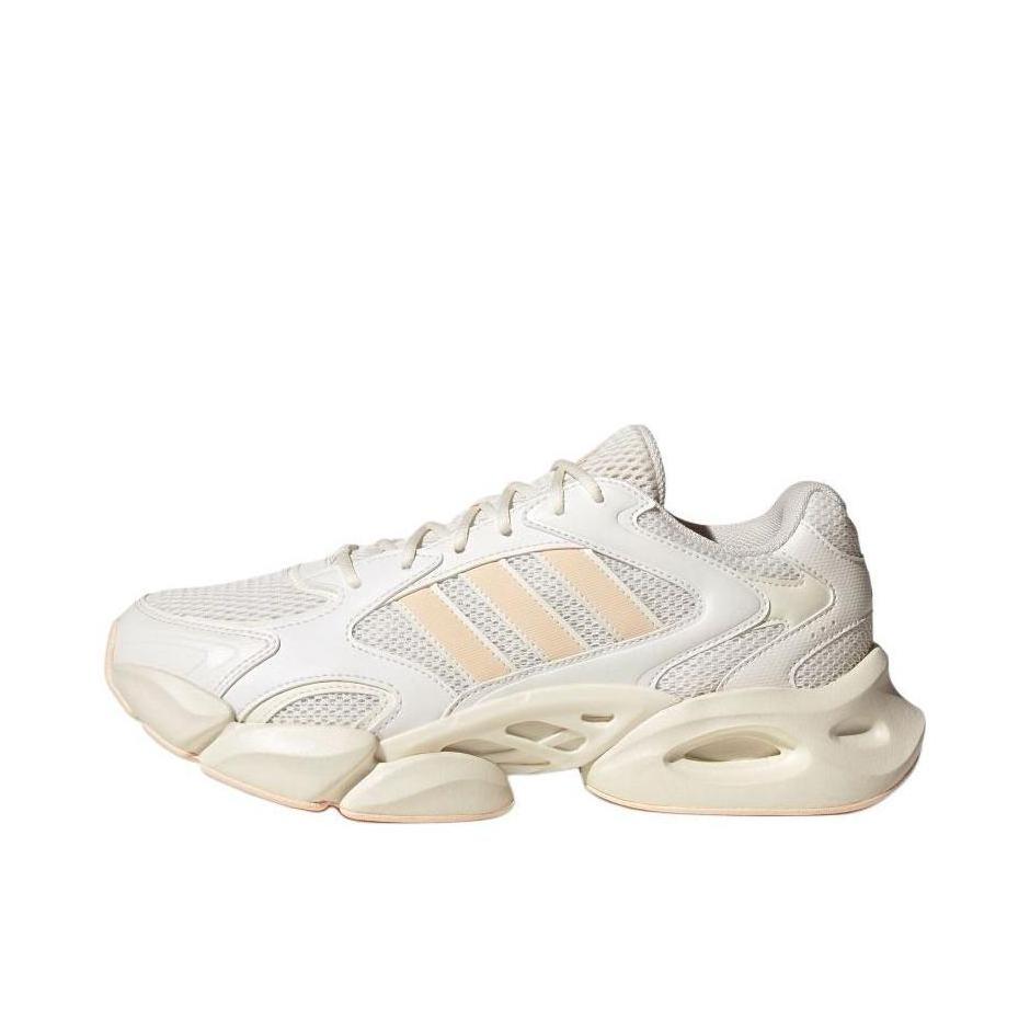 推荐商品：adidas Megastride 跑鞋 缓震透气防滑耐磨轻便回弹舒适百搭轻运动 亮白/祈福橙色/汉玉白