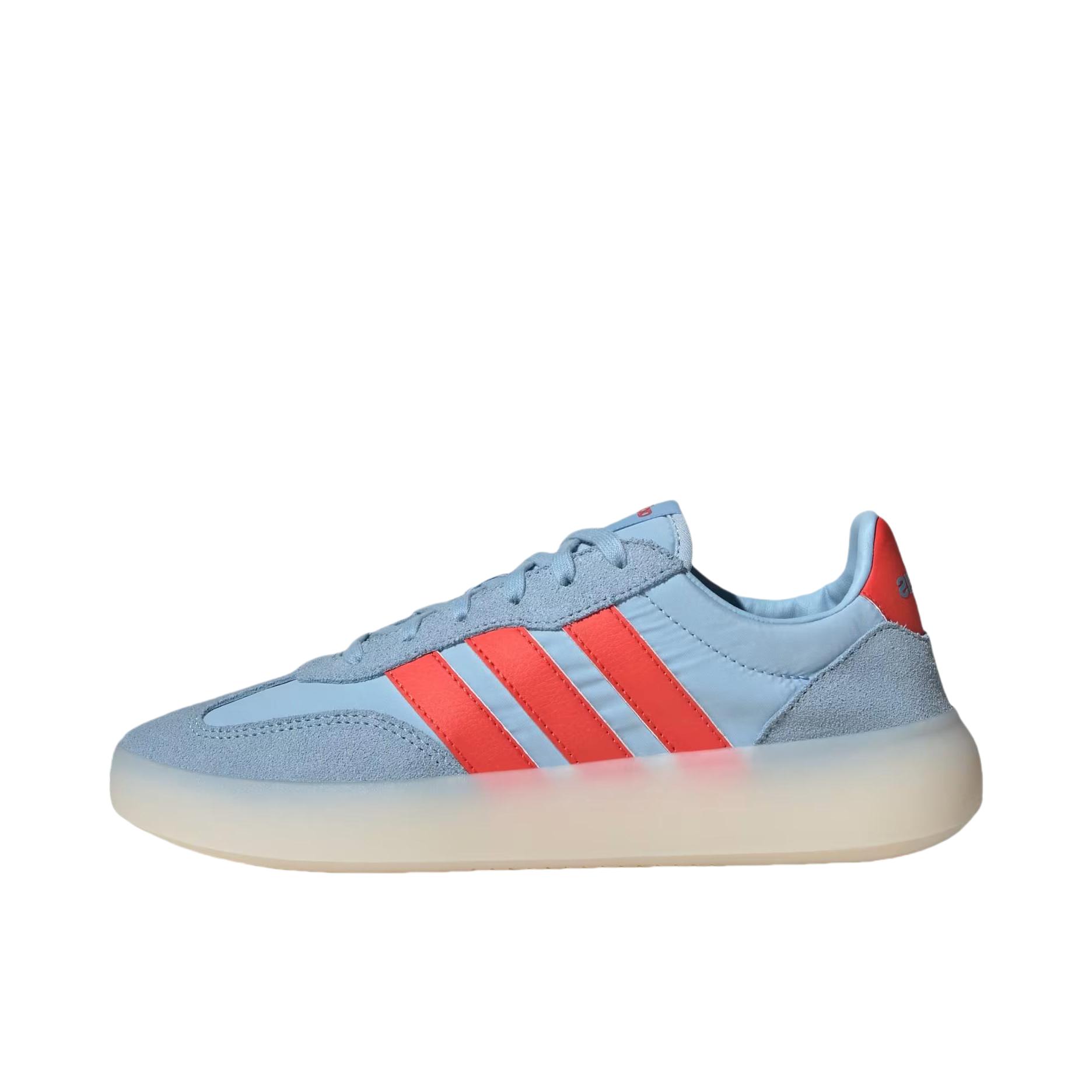 推荐商品：adidas BARREDA DECODE T头鞋 德训鞋 板鞋 百搭复古时尚简约防滑耐磨舒适轻便透气薄底贴合支撑 女款/蓝色