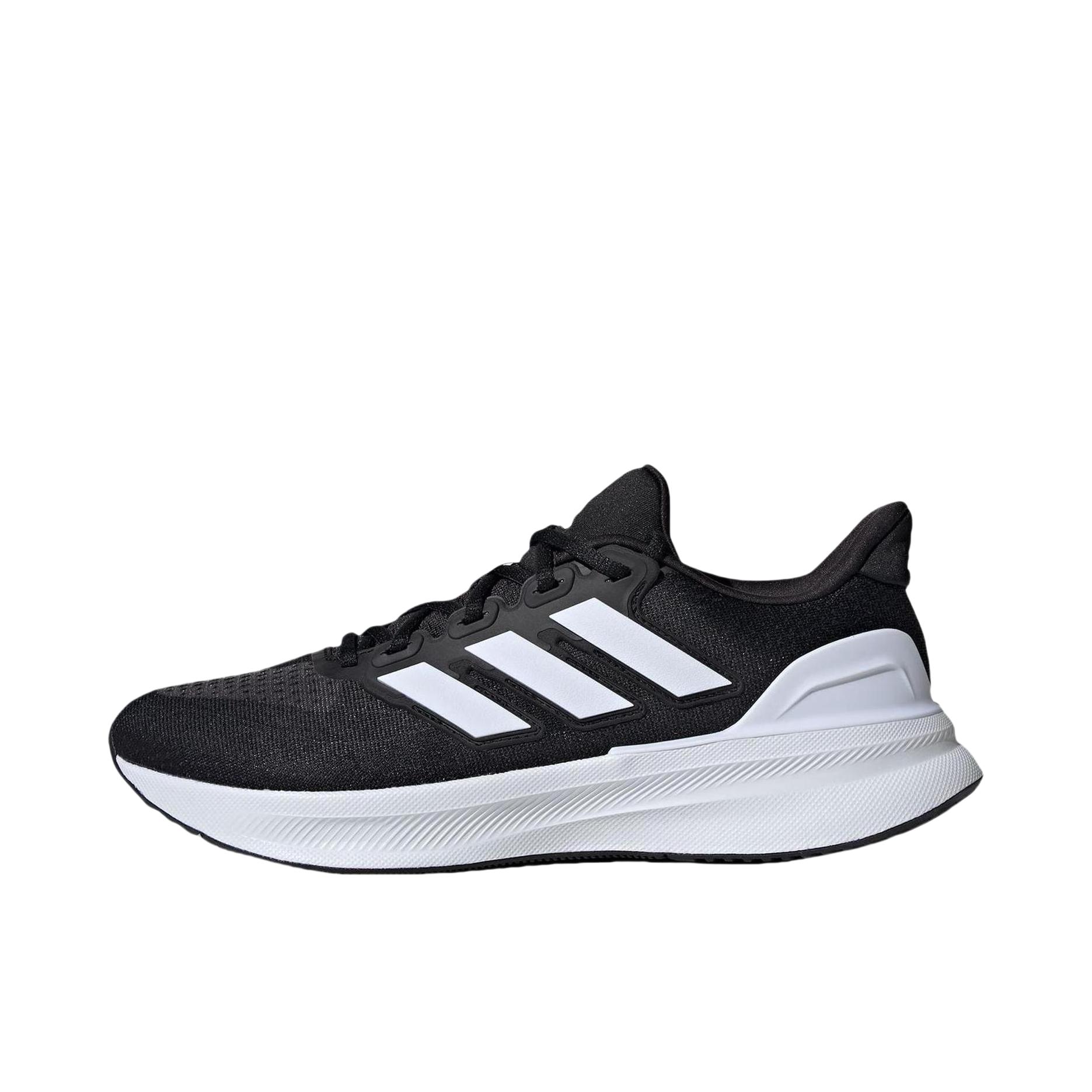 推荐商品：adidas ULTRARUN 5 跑鞋 缓震网面透气防滑耐磨回弹防水随心畅跑支撑圆头贴合 男款/黑色/白色