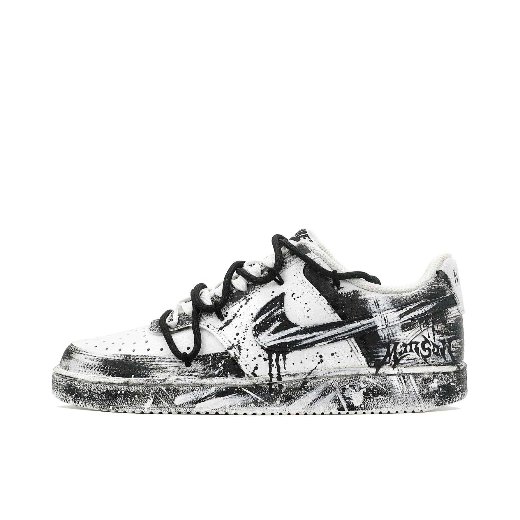 推荐商品：【定制球鞋】 Nike Court Vision 1 板鞋 防水美式简约防滑减震复古 镜之魅影