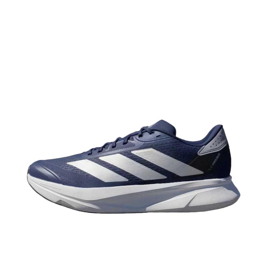 推荐商品：adidas DURAMO SL 2.0 跑鞋 百搭耐磨低帮系带透湿排汗鞋面网眼布短跑训练缓震防滑回弹备赛贴合耐穿支撑 低帮/蓝色/白色