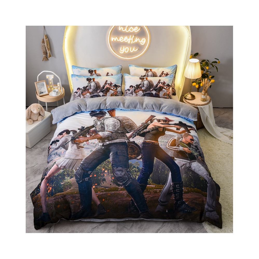 推荐商品：听眠 迪士尼系列 可爱加厚双面法兰绒四件套学生宿舍被单枕套被套