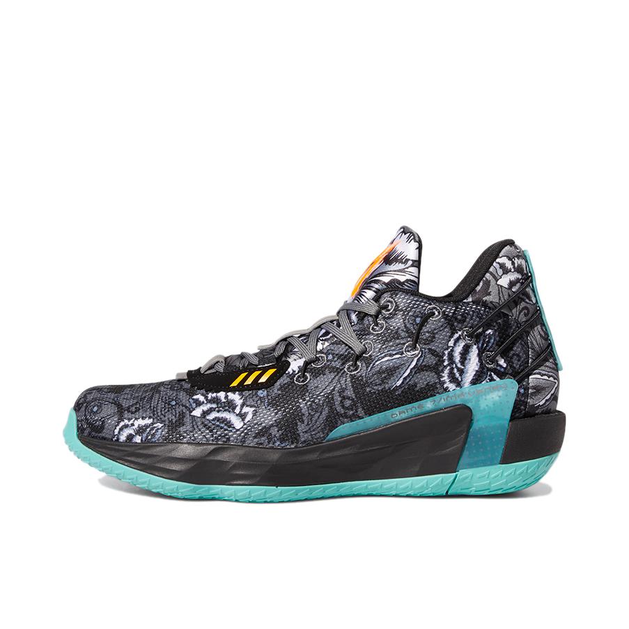 推荐商品：adidas Dame 7 利拉德 篮球鞋 实战训练缓震回弹防滑耐磨透气 黑/灰/蓝绿/黄/橙