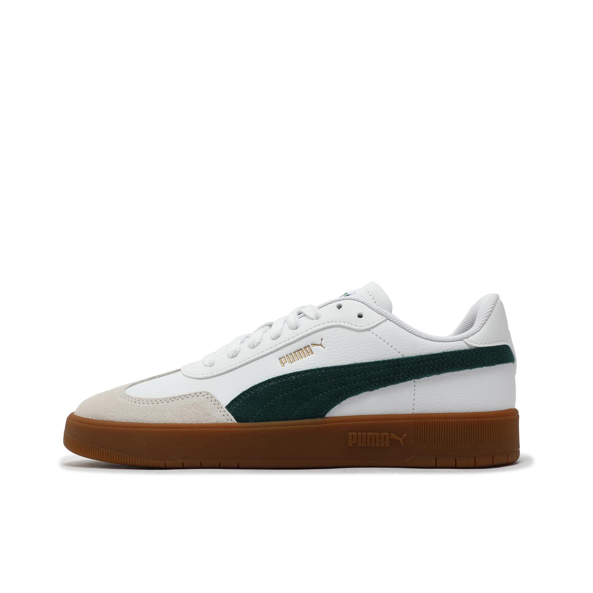 推荐商品：Puma/彪马 ASCENSO 德训鞋 运动休闲鞋 复古防滑耐磨拼接舒适低帮薄底流光风 白色/深绿色
