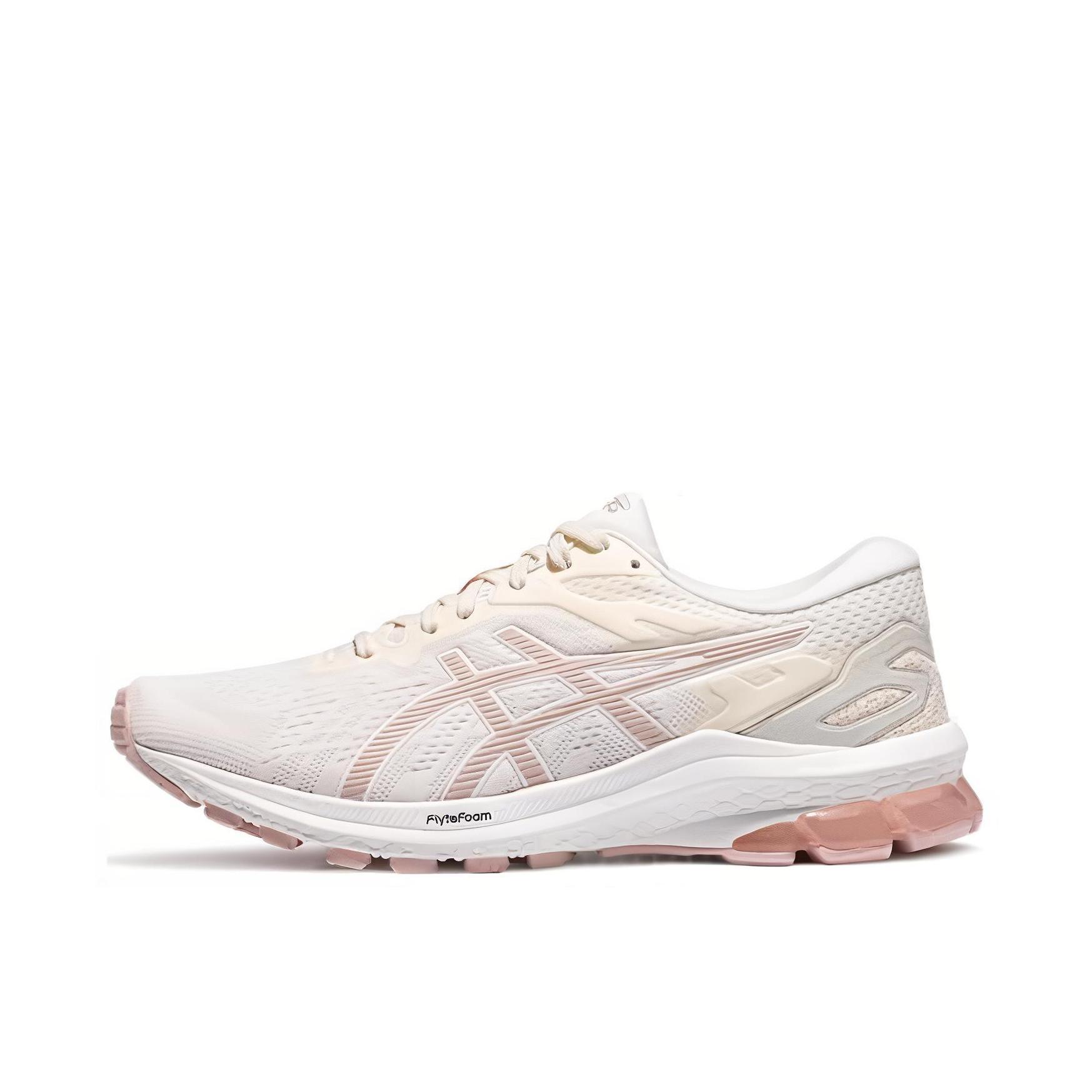 推荐商品：Asics/亚瑟士 GT-1000 10 缓震回弹 防滑耐磨 网面透气 舒适运动 稳定支撑 织物 长跑 跑鞋 女款/白色/粉色