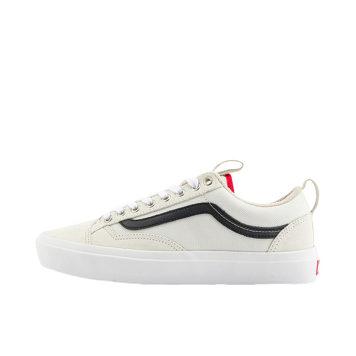 推荐商品：Vans/范斯 Old Skool 36 板鞋 简约复古时尚百搭防滑耐磨舒适减震轻便透气拼接贴合支撑 复古白