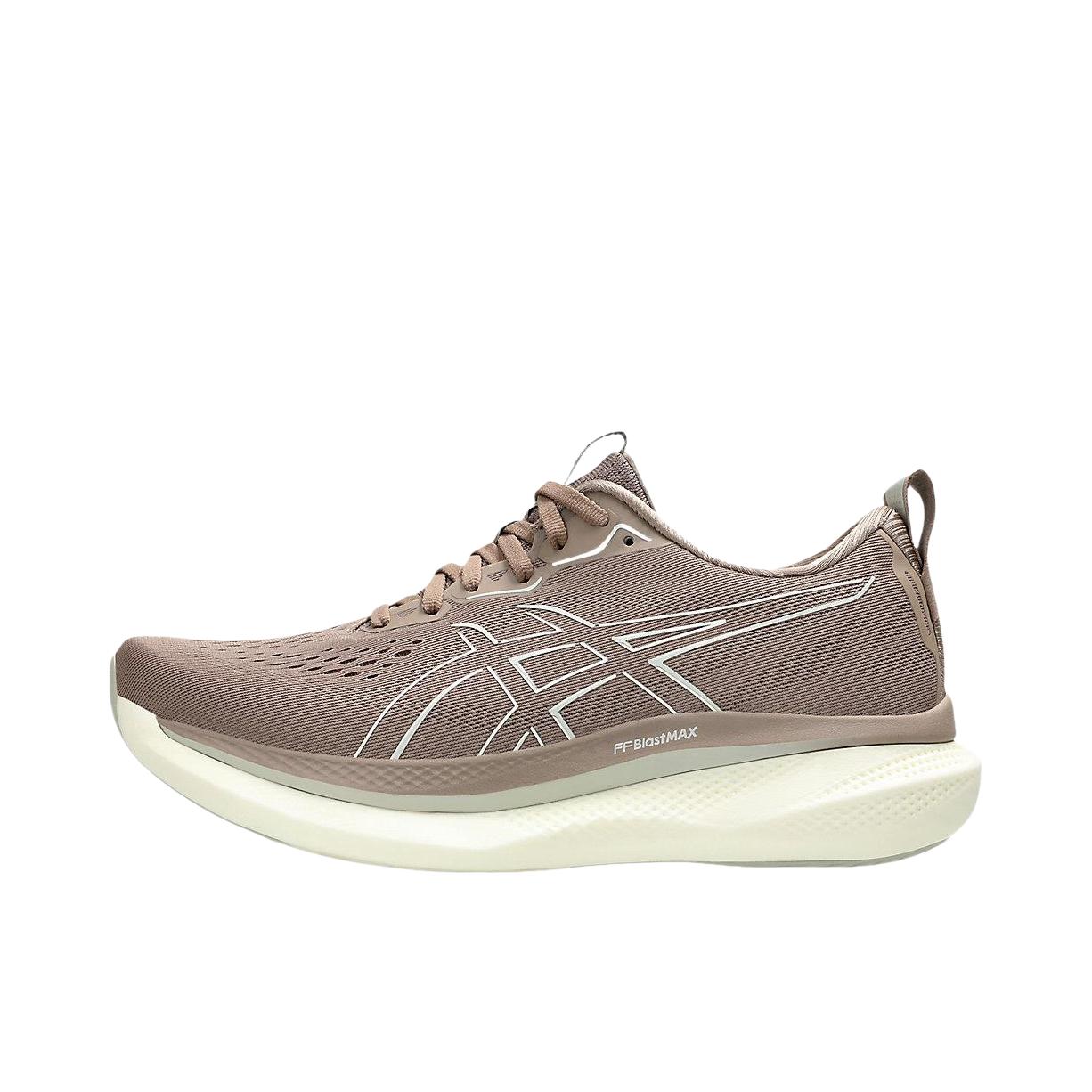 推荐商品：Asics/亚瑟士 Glideride MAX 防滑耐磨 缓震回弹 舒适轻便 低帮 圆头 厚底 百搭时尚 跑鞋 褐色 