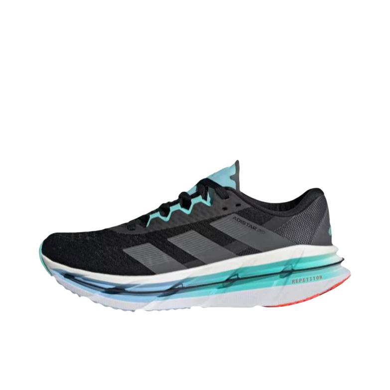 推荐商品：adidas Adistar BYD 跑鞋 防滑耐磨舒适透气减震低帮支撑长跑贴合 黑色