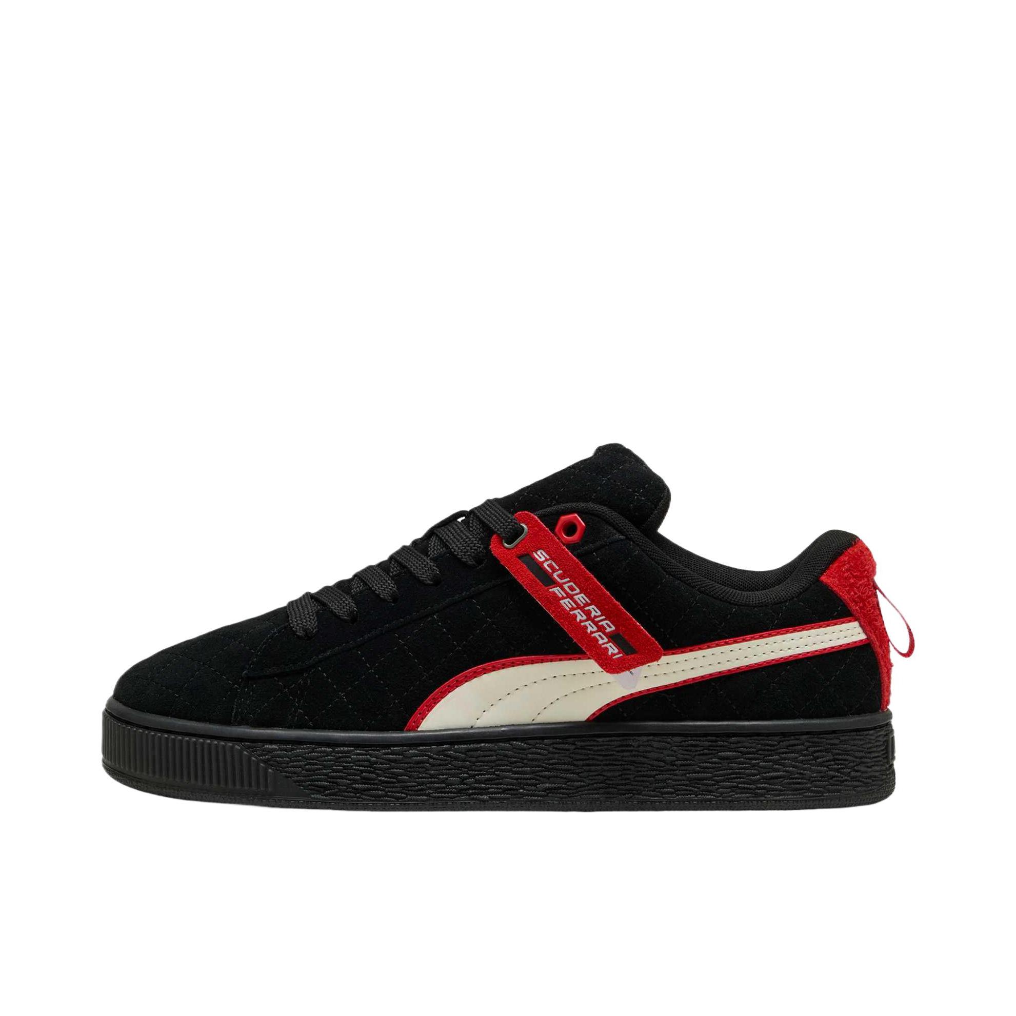 推荐商品：Puma/彪马 Suede XL 面包鞋 板鞋 薄底舒适百搭轻便耐磨复古 Ferrari 法拉利联名/黑色 