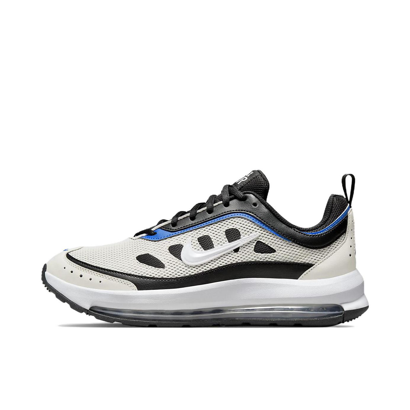 推荐商品：Nike Air Max AP 跑鞋 减震回弹防滑耐磨轻便透气复古百搭织物合成革气垫圆头 黑色/白色/蓝色