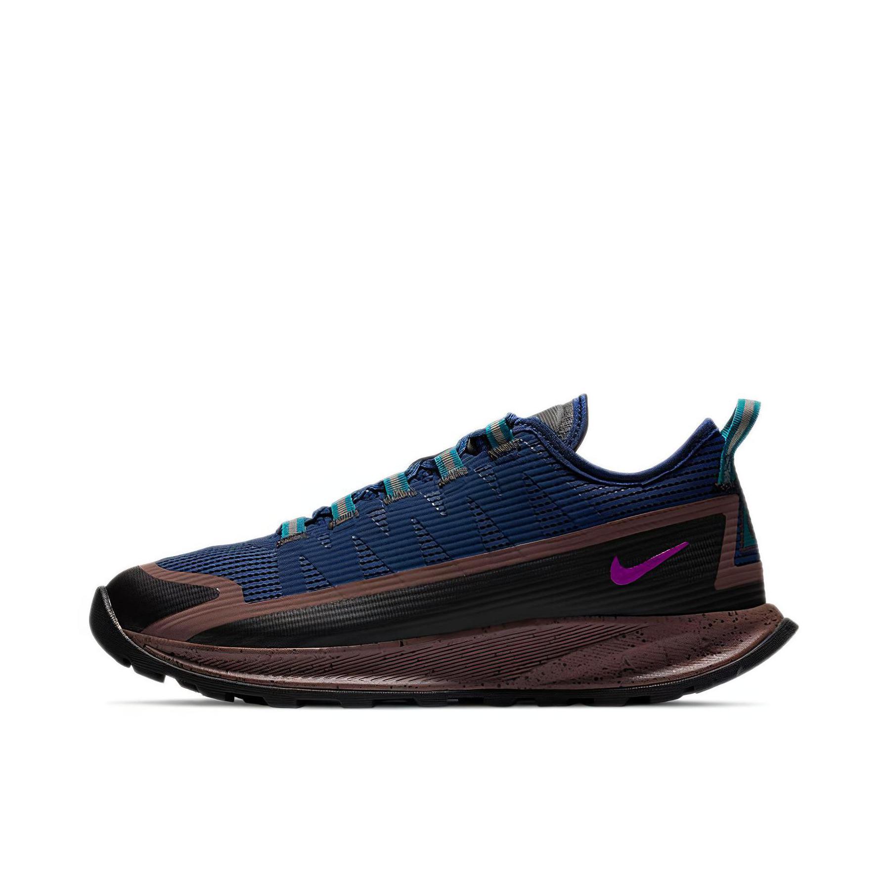 推荐商品：Nike ACG Air Nasu 织物拼接 休闲百搭 舒适透气 减震耐磨 防水防滑 户外鞋徒步鞋 BLUE VOID 蓝色/黑色/紫色