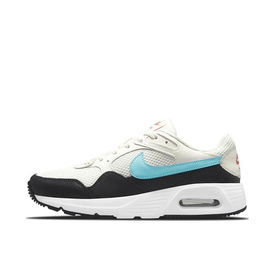 推荐商品：Nike Air Max SC 防滑耐磨 舒适缓震 网布透气 织物 气垫 减震 复古 合成革 耐穿 运动休闲鞋 低帮/黑色/白色/蓝色