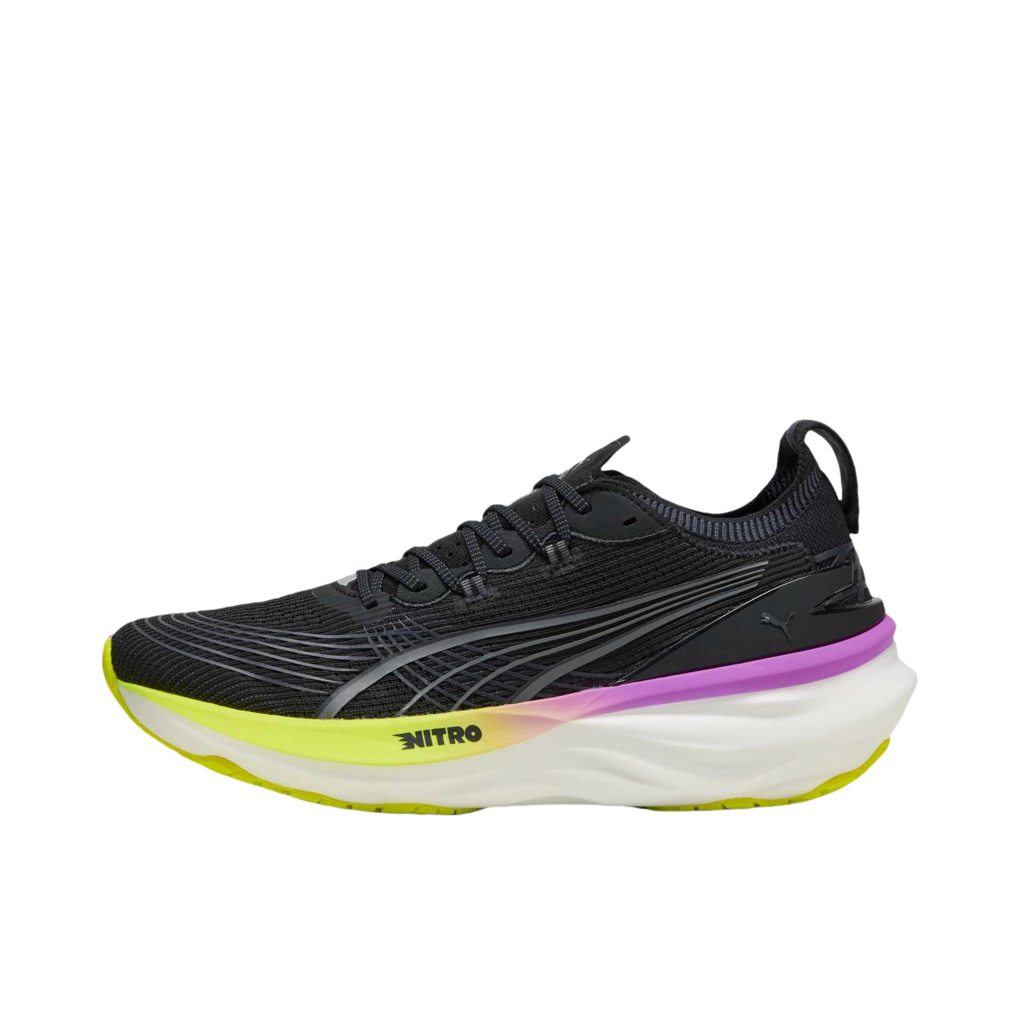 推荐商品：Puma/彪马 Foreverrun Nitro彪畅 2 舒适缓震 竞速 防滑耐磨 轻便回弹 时尚百搭 跑鞋 黑色/酱紫红