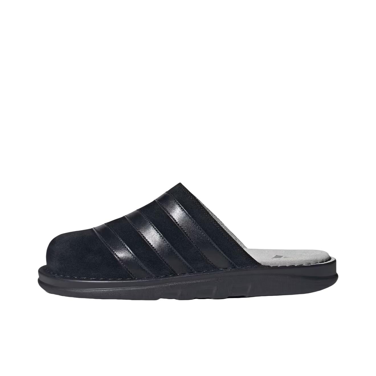 推荐商品：adidas Originals Adiclog 时尚 防磨 包头 拖鞋 黑色