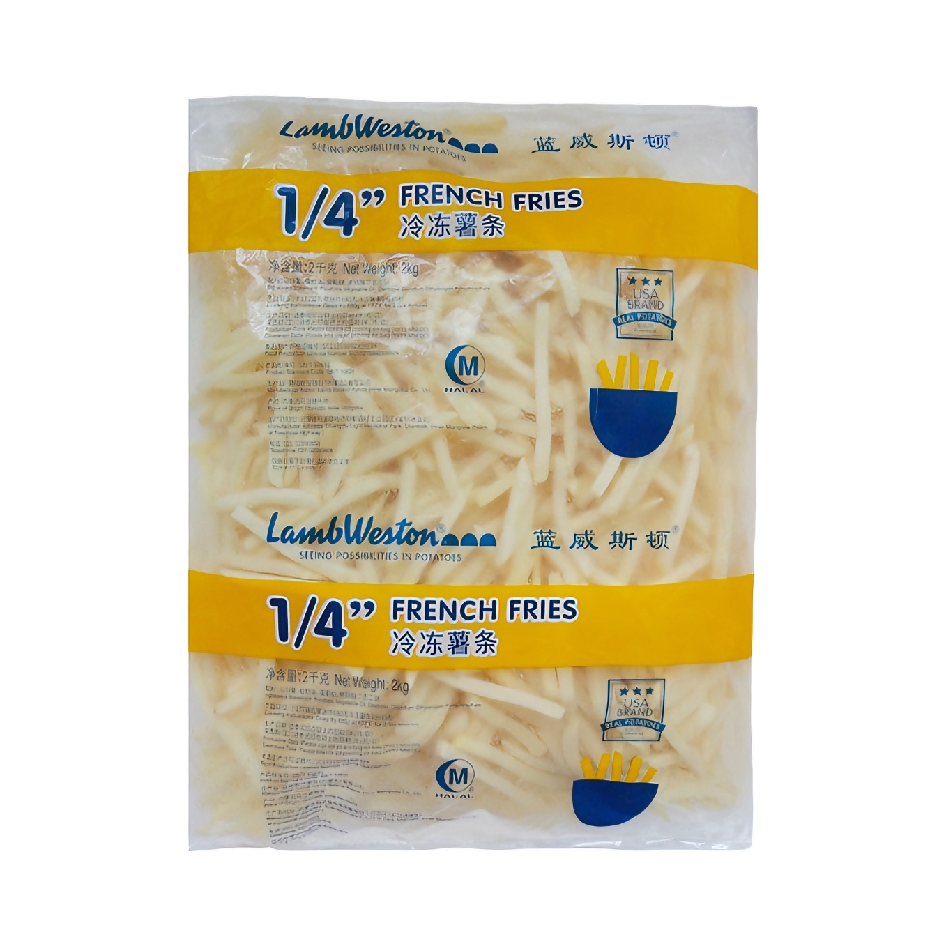 推荐商品：蓝威斯顿 冷冻薯条 袋装