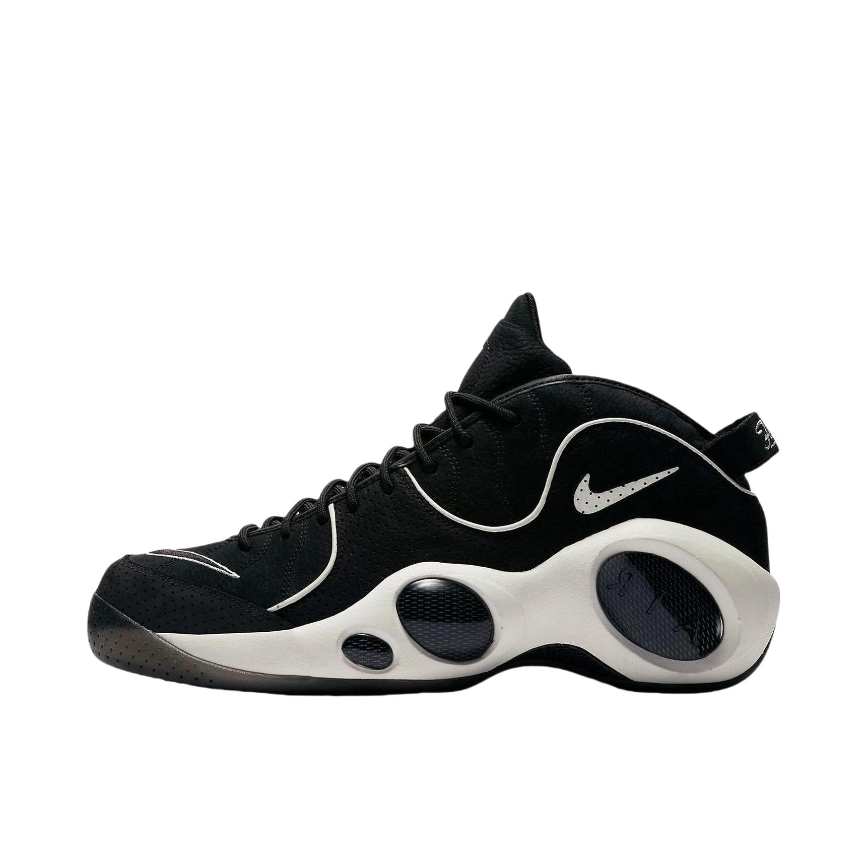 推荐商品：Nike Air Zoom Flight 95 大眼睛 缓震 防滑耐磨 实战 复古 百搭 篮球鞋 Jason Kidd Black Sail 黑