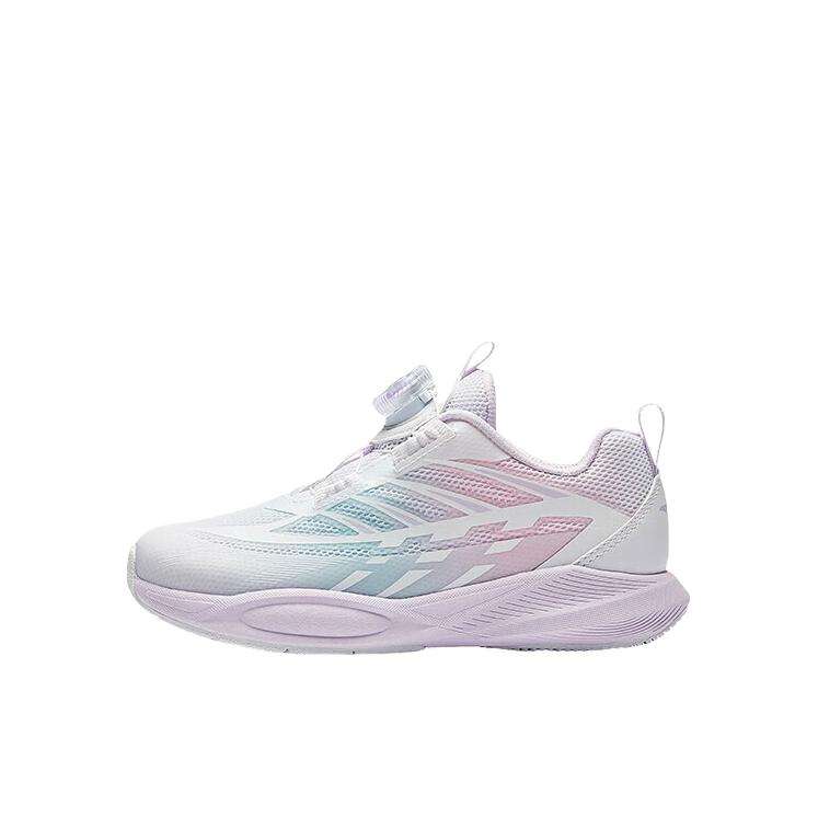 推荐商品：安踏 跑步系列 旋钮 低帮 减震 运动鞋儿童 小童/安踏白/薄荷蓝/珍珠粉 