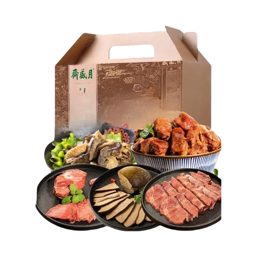 推荐商品：月盛斋 熟食卤味 年货礼盒 1000g