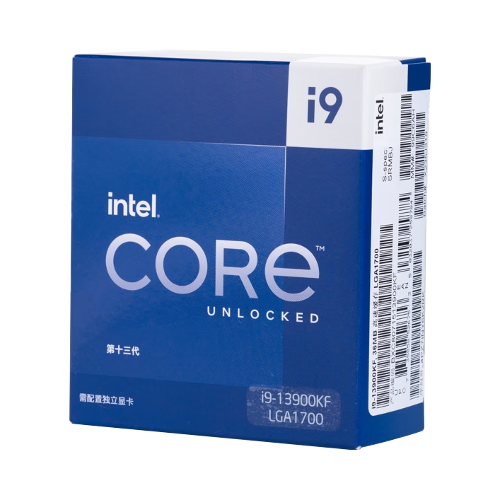 推荐商品：Intel/英特尔 i9-13900KF 酷睿13代CPU处理器 24核心32线程 36MB智能缓存
