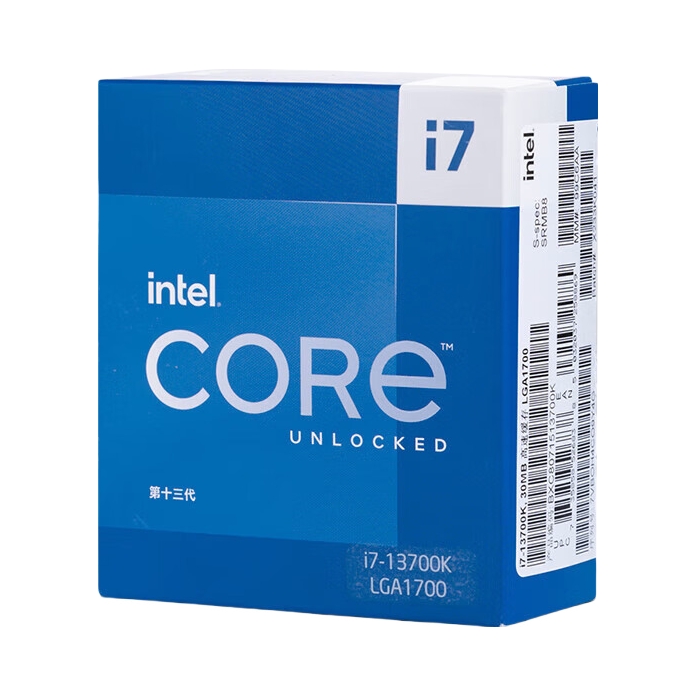 推荐商品：Intel/英特尔 i7-13700K酷睿14代CPU处理器 20核28线程