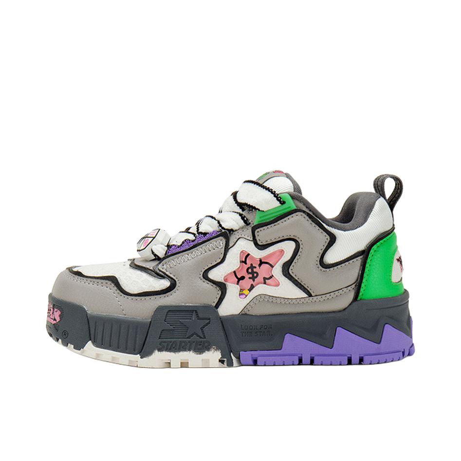 推荐商品：STARTER Vol 90s 板鞋 包鞋 星星鞋 休闲街头防滑增高轻质抗冲击性包裹性复古厚底 有钱花联名/紫定发