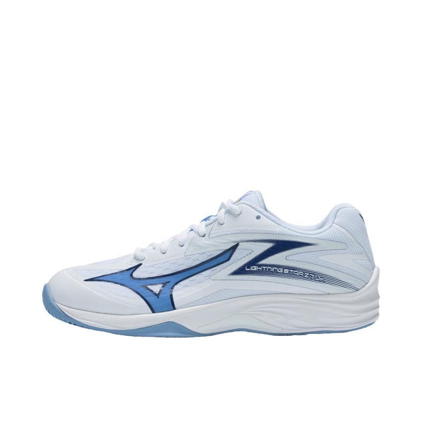 推荐商品：Mizuno/美津浓 Thunder Blade Z 减震 耐磨 百搭 舒适 排球鞋 冰川蓝