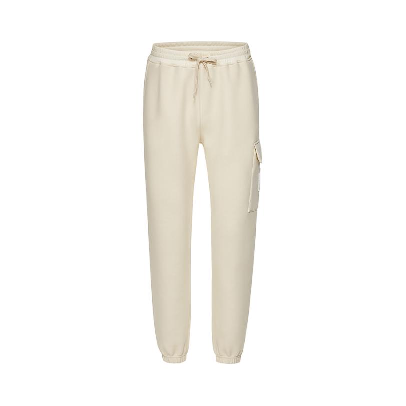 推荐商品：MACKAGE/迈凯奇 色彩意趣系纯色双面运动长裤 MARVIN 奶油白