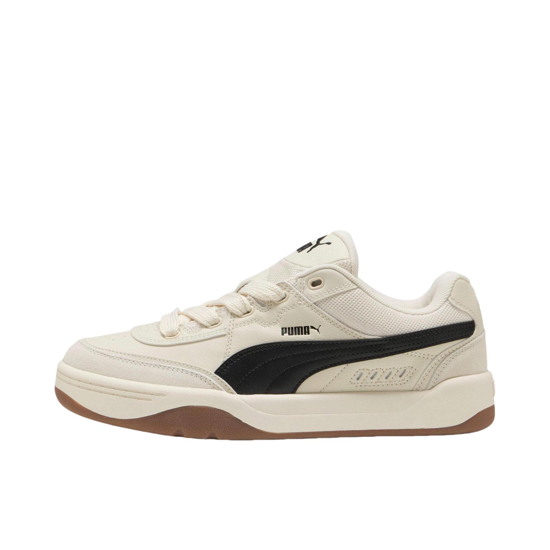 推荐商品：Puma/彪马 Park Lifestyle 面包鞋 板鞋 轻便轻质透气耐磨胶底复古 白色/纯黑色 