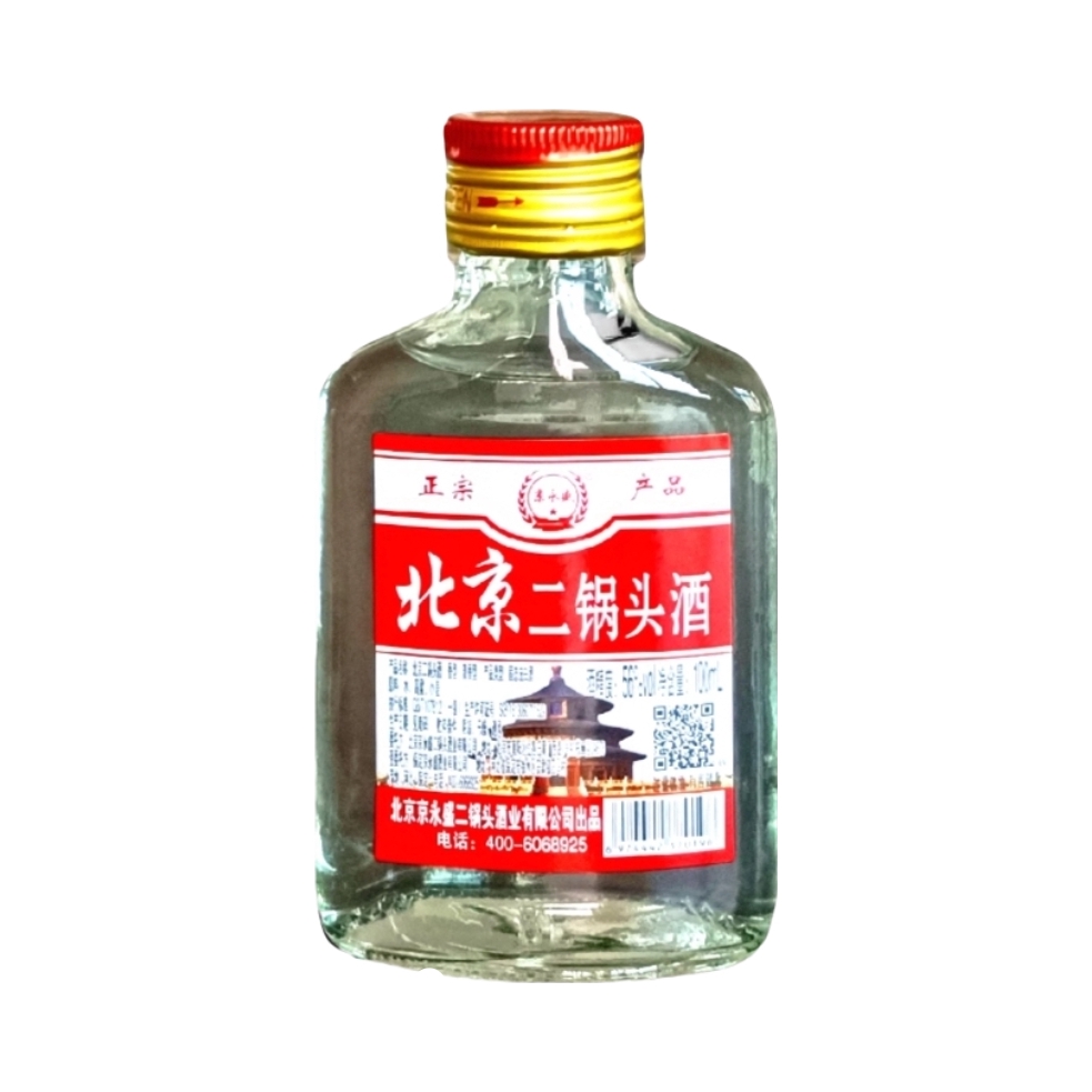 推荐商品：京永盛 北京二锅头 56度 白酒 裸瓶装 100ml