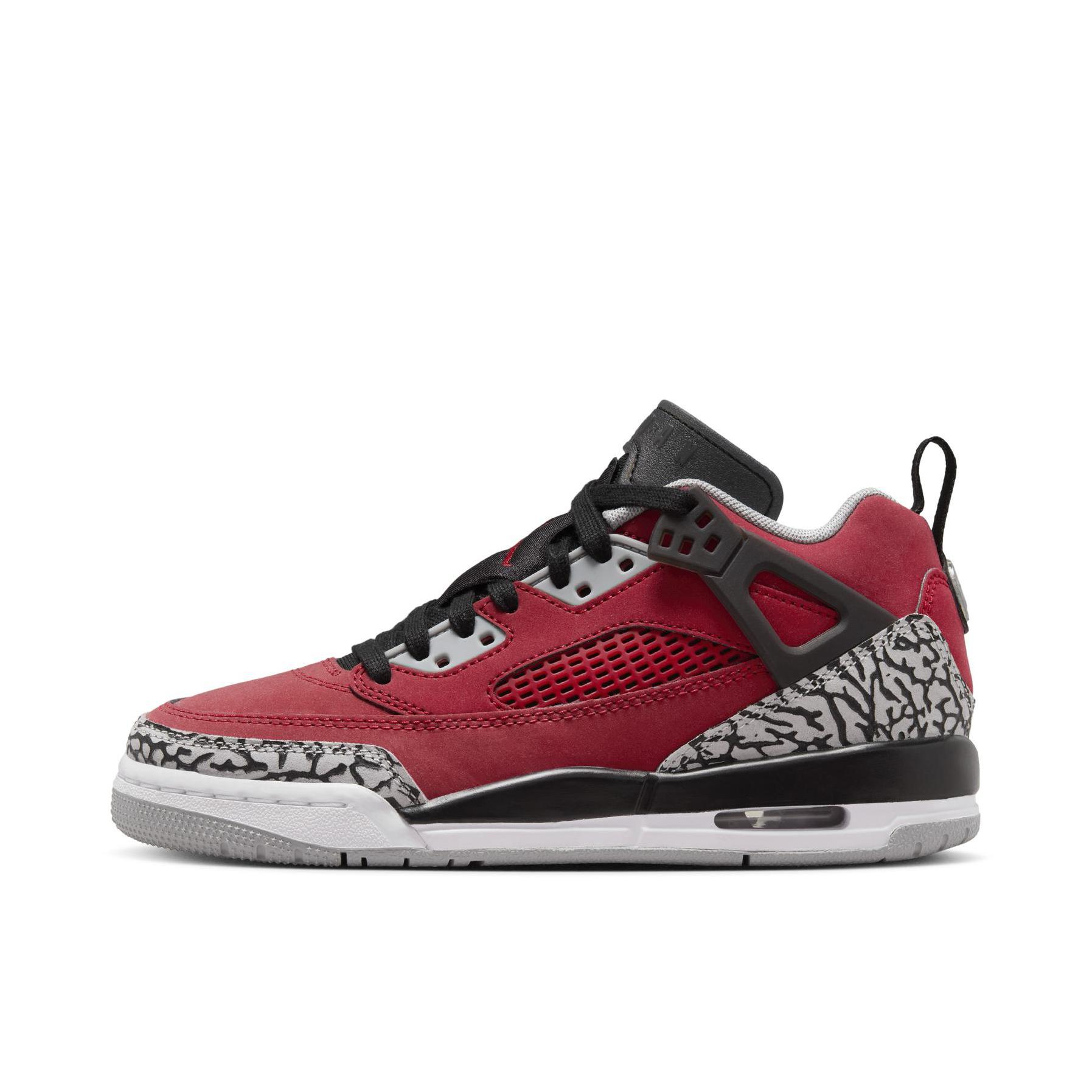 Air Jordan Spizike 篮球鞋 防滑耐磨舒适缓震复古时尚气垫训练冬季轻便比赛支撑包裹性增高 大童/红色