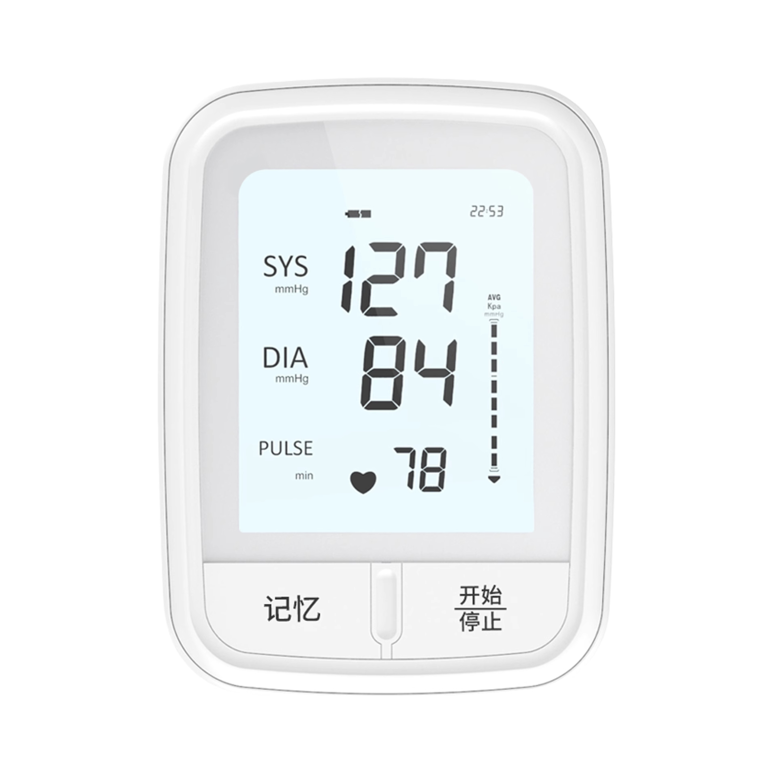 推荐商品：yonker/永康 上臂式 电子血压计 YK-BPA5大屏升级款