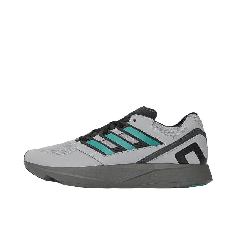 推荐商品：adidas Originals EQT TAKUMI SEN 复古 反光 系带 低帮 跑鞋 金属银/绿色/亮金属铁灰