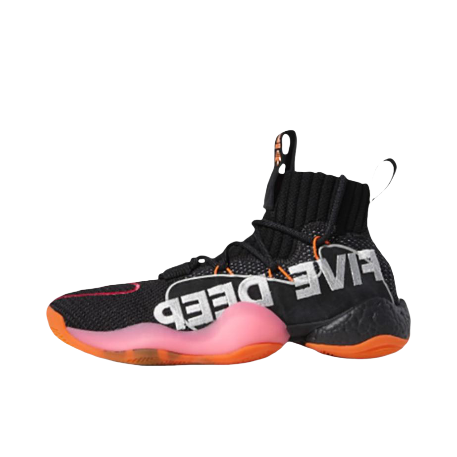 推荐商品：adidas Crazy BYW X Boost 篮球鞋 实战训练防滑耐磨减震运动 Wall Way 黑橙粉