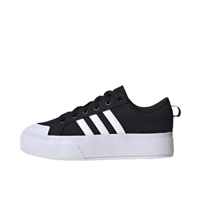 推荐商品：adidas Bravada 2.0 Platform 板鞋 中厚底防滑减震耐磨 女款/黑色