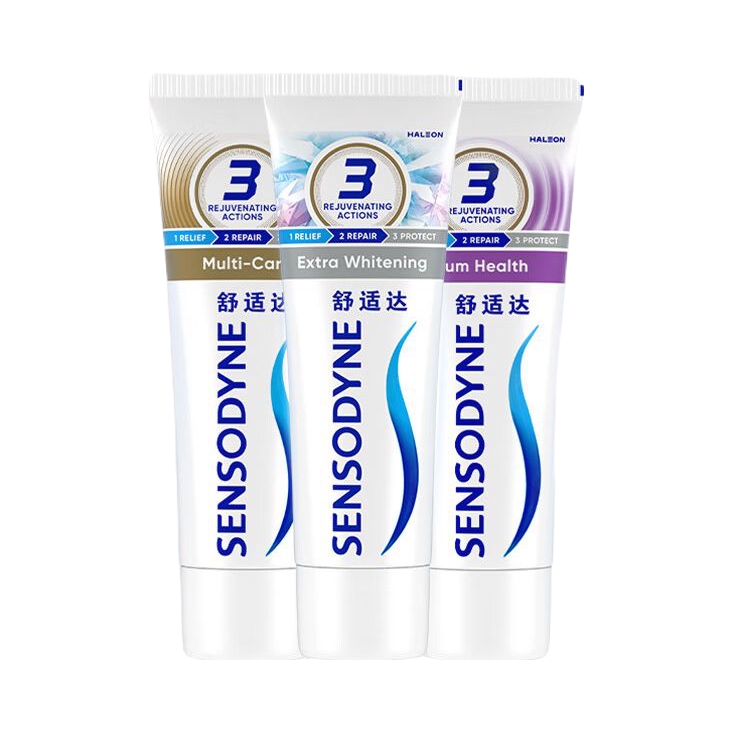 推荐商品：Sensodyne/舒适达 护理抗敏感清洁口腔护龈牙膏