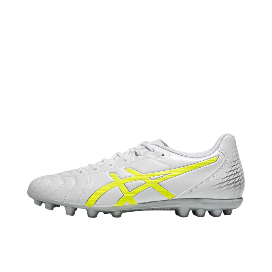 推荐商品：Asics/亚瑟士 Ds Light Club 减震回弹 防滑耐磨 舒适轻便 透气 胶质 短钉 圆头 人造草地 百搭 足球鞋 白色/黄色