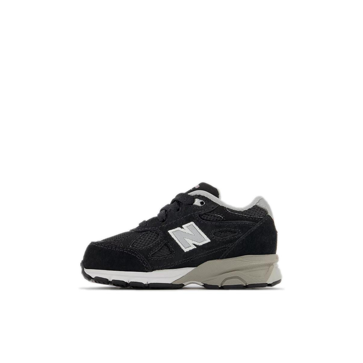 推荐商品：New Balance 990 v3 透气 耐磨 圆头 运动鞋儿童 M宽/婴童/黑色/白色 