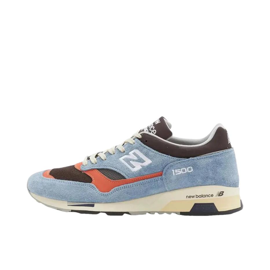 推荐商品：New Balance 1500 跑鞋 减震回弹透气防滑耐磨马拉松合成革织物复古包裹性轻便圆头贴合 D宽/蓝色