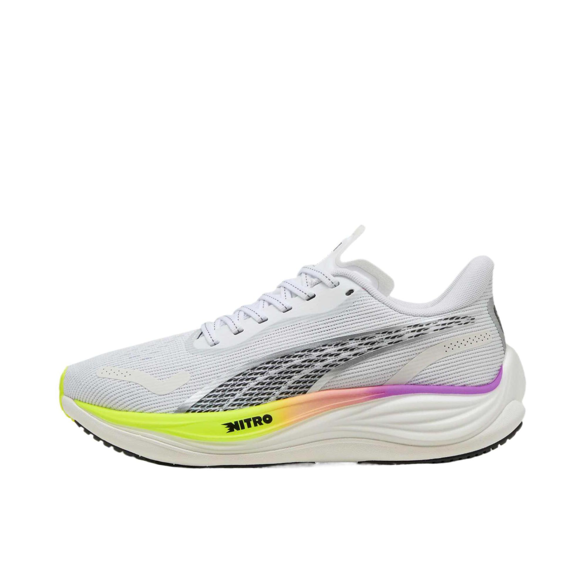 推荐商品：Puma/彪马 Velocity Nitro 3 彪速3 氮气科技 回弹 轻便缓震 跑鞋 白色/灰色