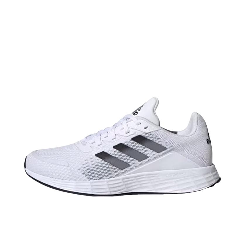 推荐商品：adidas Duramo SL 跑鞋 缓震网面透气训练织物轻运动轻盈回弹 网面/白色/黑色