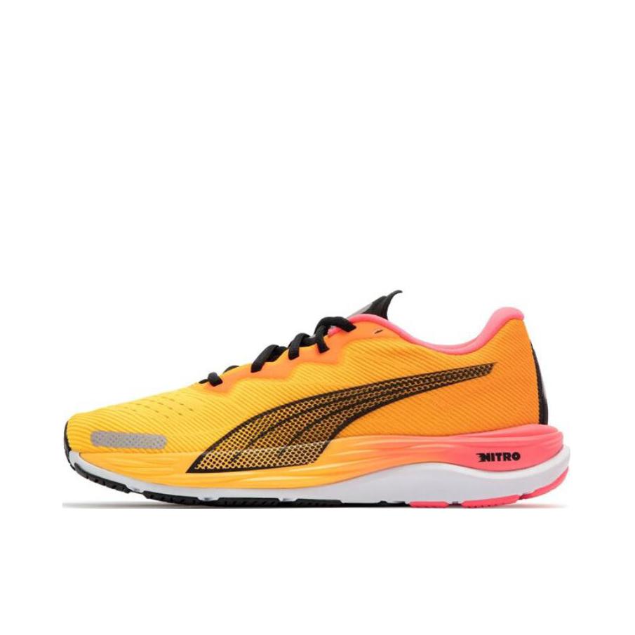 推荐商品：Puma/彪马 Velocity Nitro 2 彪速2 运动休闲鞋 轻量防滑耐磨网面透气圆头 黄色/粉色