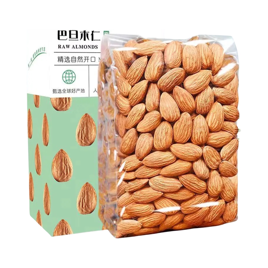 推荐商品：汀然 巴旦木仁 500g 盒装 原味生