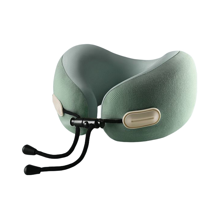 推荐商品：波伊科朵 色彩系列 纯色款 记忆棉 随行U型枕 旅行汽车出差办公室护颈