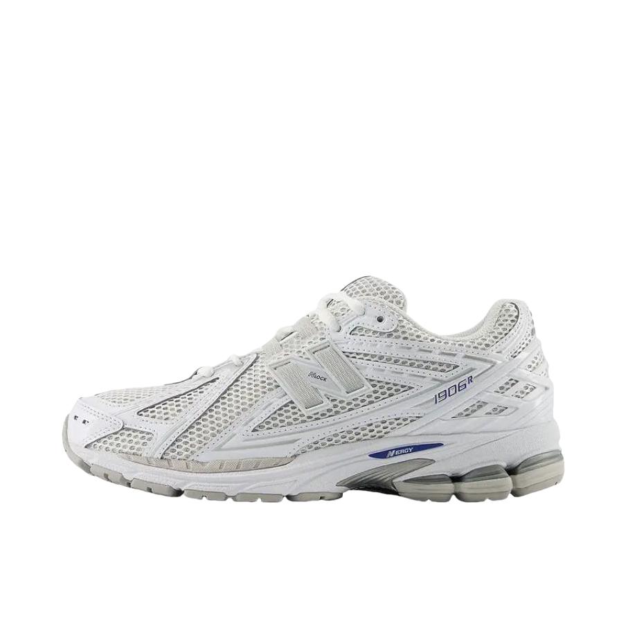 推荐商品：New Balance 1906R 跑鞋 网面透气防滑耐磨轻便复古防水运动贴合 D宽/白色/银色